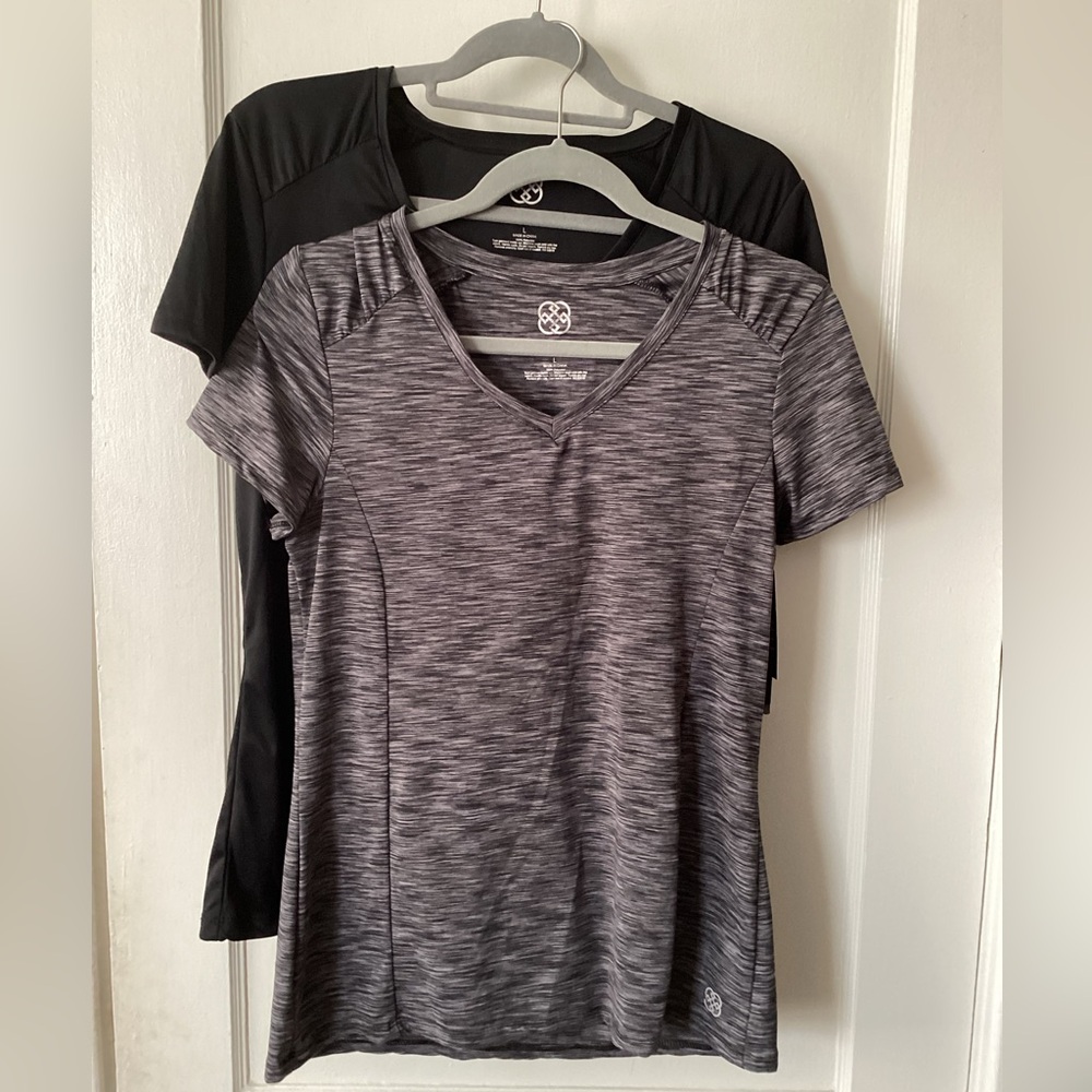 Daisy Fuentes Two for One Fit Tops, L, NWT